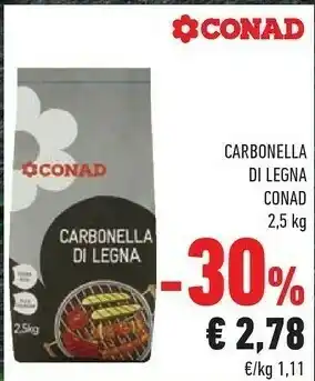 Conad Cionad Carbonella Di Legna offerta