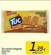 Carrefour Market Saiwa Tuc Cracker Integrale 267 G offerta