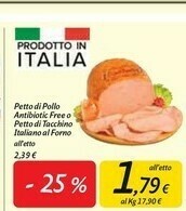 Carrefour Market Petto Di Pollo Antibiotic Free O Petto Di Tacchino Italiano Al Forno offerta