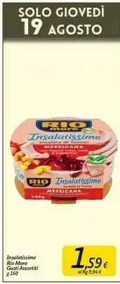 Carrefour Market Rio Mare Insalattisime Messicana offerta