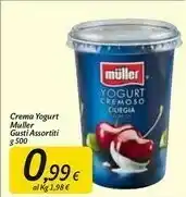 Carrefour Market Muller Crema Di Yogurt Caffè 500 G(ml) offerta