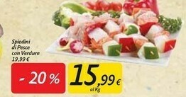 Carrefour Market Spiedini Di Pesce Con Verdure offerta