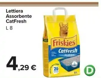 Carrefour Market Purina Lettiera Assorbente CatFresh Friskies offerta