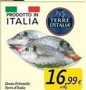 Carrefour Market Terre d'Italia Orata Orbetello offerta