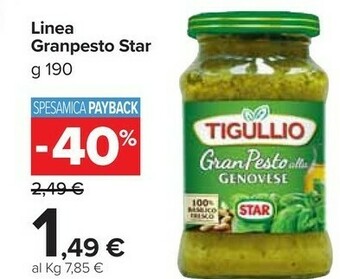 Carrefour Market Star GranPesto Alla Genovese Tigullio 190 G(ml) offerta