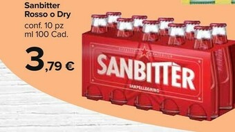 Carrefour Market Sanbitter Rosso O Dry offerta