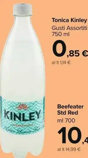 Carrefour Market Fever tree Kinley Tonica offerta
