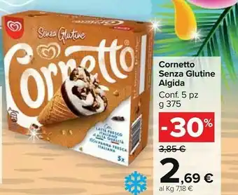 Carrefour Market Algida Algida - Cornetto Senza Glutine 375 g(ml) offerta