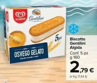 Carrefour Market Algida Algida - Osvego Gelato Biscotto al Malto e Miele 160 g(ml) offerta