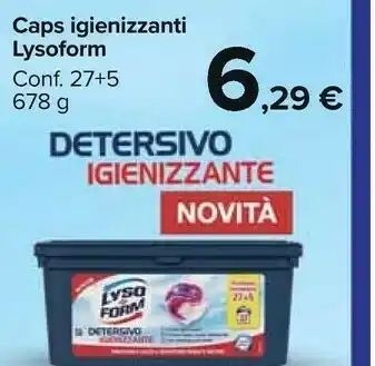 Carrefour Market Lysoform Caps Igienizzanti 678 G offerta