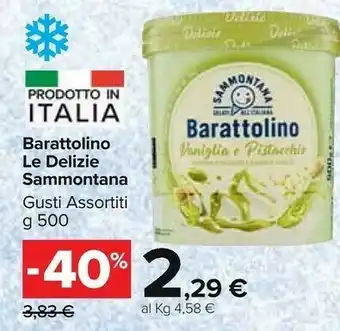 Carrefour Market Sammontana Barattolino Panna 500 G(ml) offerta