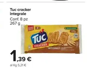 Carrefour Market Tuc Cracker Integrale offerta