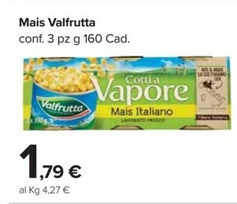 Carrefour Market Valfrutta Mais offerta