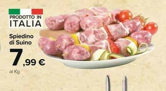 Carrefour Market Spiedino Di Suino offerta