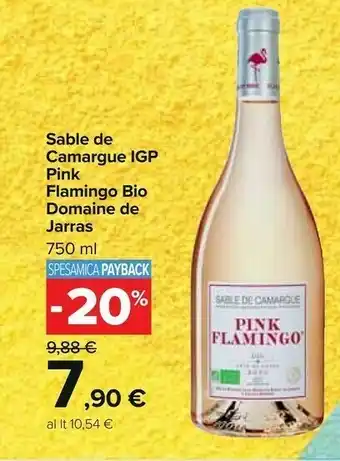 Carrefour Market Domaine De Jarras Sable De Camargue Igp Pink offerta