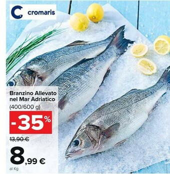 Carrefour Market Cromaris Branzino Allevato Nel Mar Adriatico offerta