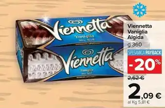 Carrefour Market Algida Algida - Viennetta l'Originale Vaniglia 360 g(ml) offerta