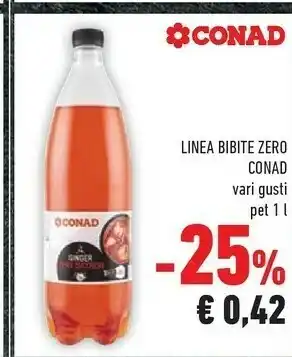 Conad City Conad Linea Bibite Zero offerta