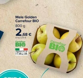Carrefour Mele Golden Bio offerta