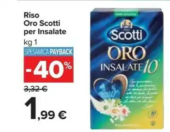 Carrefour Market Riso Scotti - Riso Oro Per Insalate 1000 G(ml) offerta