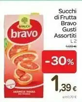 Carrefour Rauch Bravo Ananas 2000 G(ml) offerta