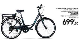 Conad City Bike A Pedalata Assistita 26''6V offerta