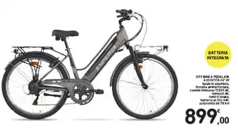 City Bike A Pedalata Assistita 26''6V
