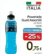 Carrefour Powerade Active Gusto Limone 500 G(ml) offerta