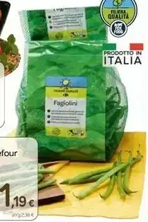 Carrefour Fagiolini Boby Filiera Qualita offerta