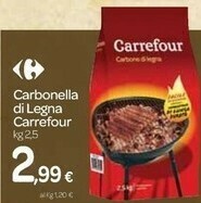 Carrefour Carrefour Carbonella Di Legna offerta