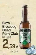 Carrefour Brewdog Birra Dead Pony Club offerta