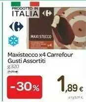 Carrefour Carrefour Maxistecco offerta