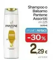 Carrefour Pantene Pro-V 8001090633323 Shampoo Per Capelli Unisex Non Professionale 2-in-1 Shampoo&Balsamo 250 Ml offerta
