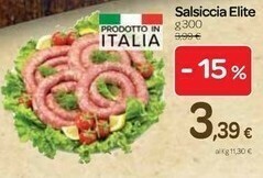 Carrefour Salsiccia Elite offerta