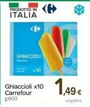 Carrefour Carrefour Ghiaccioli offerta