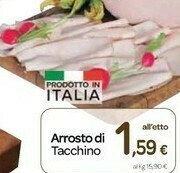 Carrefour Arrosto Di Tacchino offerta