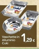 Carrefour Cuki Vaschette In Alluminio offerta