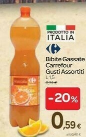Carrefour Carrefour Bibite Gassate offerta