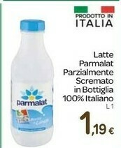Carrefour Parmalat Latte Fresco Parzialmente Scremato offerta