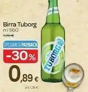 Carrefour Tuborg Birra 660 G(ml) offerta