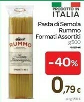 Carrefour Rummo Pasta Di Semola offerta