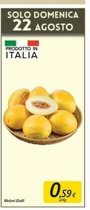 Carrefour Meloni Gialli offerta