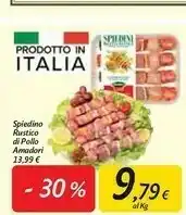 Carrefour Amadori Spiedino Rustico Di Pollo offerta