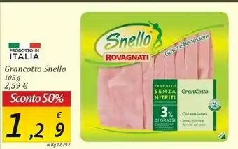 Carrefour Rovagnati Snello Grancotto offerta