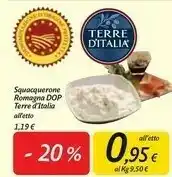 Carrefour Terre d'Italia Squacquerone Romagna Dop offerta