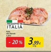 Carrefour Pollo Alla Diavola offerta
