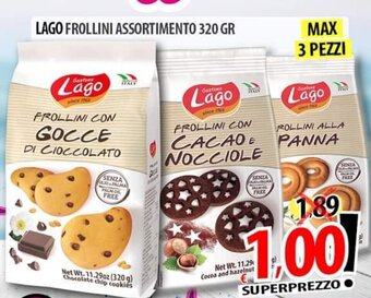 Il Genio Supermercato Lago Frollini Assortimento 320 gr offerta