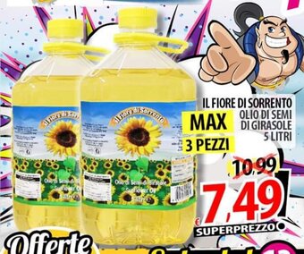 Il Genio Supermercato Il Fiore di Sorrento Olio di Semi di Girasole 5 litri offerta