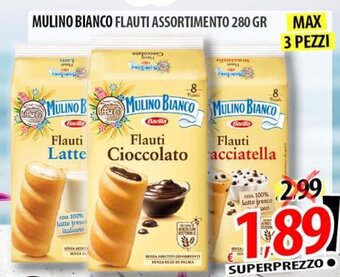 Il Genio Supermercato Mulino Bianco Flauti Assortimento 280 gr offerta