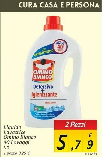 Carrefour Omino Bianco Liquido Lavatrice offerta
